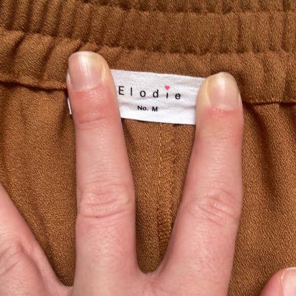 Elodie Button Fly Wide Leg Trousers - Picture 3 of 4